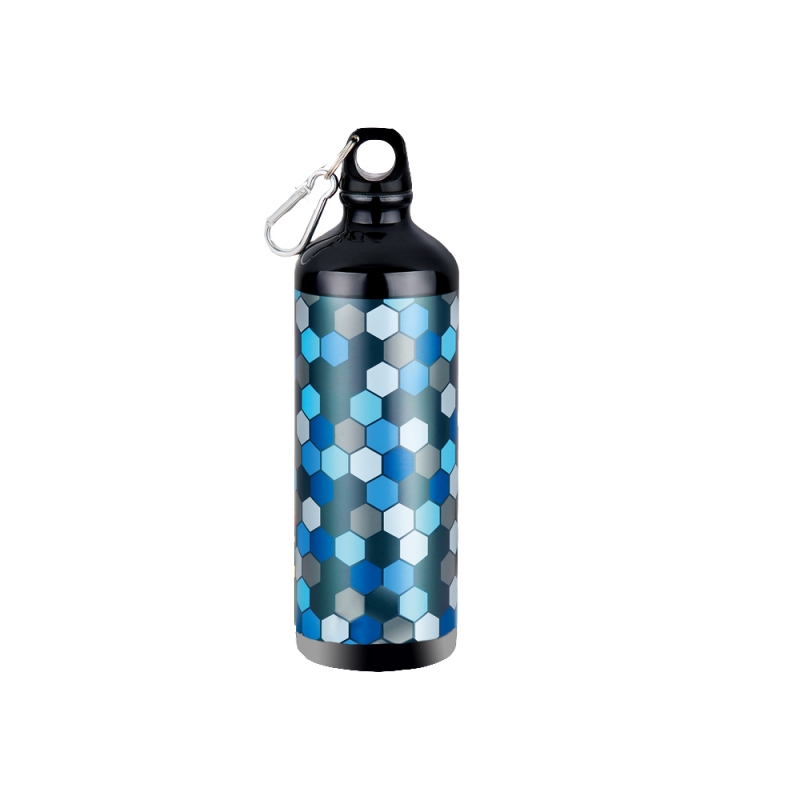 1000ml Use For Hiking And Cycling Aluminum Sports Water Bottle With Carabiner BPA Free