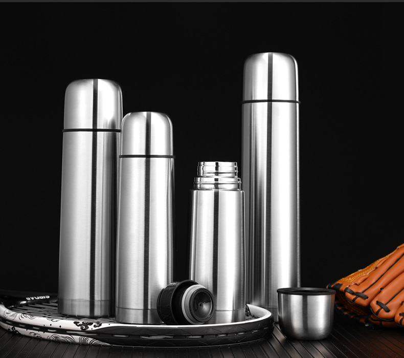 Best Steel color classical bullet stainless steel vacuum flask, 350 ml stainless steel thermo, vacuum cup