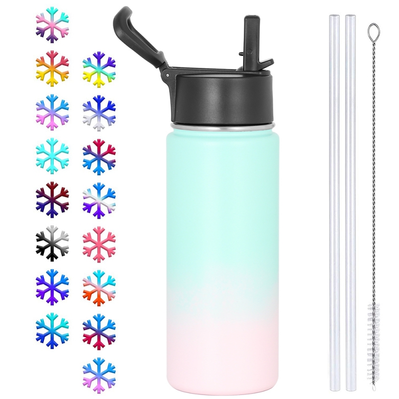 Customized latest water bottle double wall stainless steel insulated hot sport stainless steal water bottles with cover